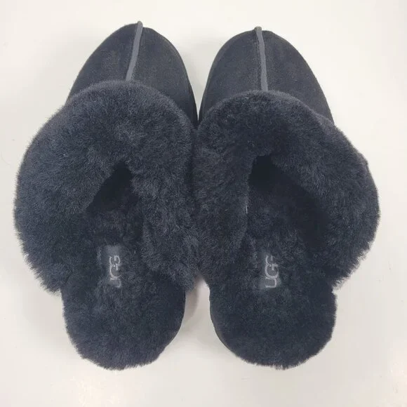 UGG Disquette Women's Black Slip on Slipper S/N 1122550 US Size 7 - Picture 5 of 8